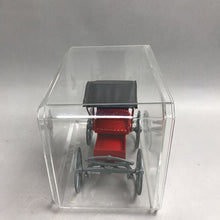 Load image into Gallery viewer, Die Cast Red &amp; Gray Carriage Wagon with Black Top in Case (7x8x6)
