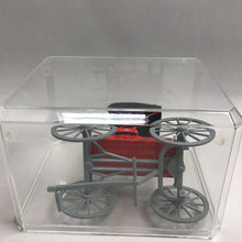 Load image into Gallery viewer, Die Cast Red &amp; Gray Carriage Wagon with Black Top in Case (7x8x6)
