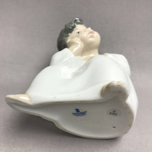 Load image into Gallery viewer, Lladro 4539 Sitting Angel Thinking Boy 4" Porcelain Figurine
