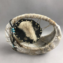 Load image into Gallery viewer, Vintage Native American Dream Catcher Basket (14")
