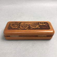 Load image into Gallery viewer, Wilderness Woods Raccoon Cherry Colored Wooden Music Box (2x6x2)

