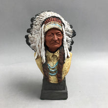 Load image into Gallery viewer, Vintage Sitting Bull Bust By Daniel Monfort (6.5")
