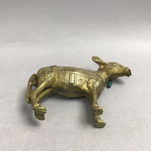 Load image into Gallery viewer, Vintage Brass Donkey Mule Figurine (4x5)
