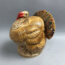 Load image into Gallery viewer, Vintage Atlantic Mold Ceramic Turkey Canister Cookie Jar Dish (10")
