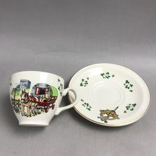 Load image into Gallery viewer, Vintage Carrigaline Pottery Ireland Cup &amp; Saucer (3")
