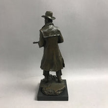 Load image into Gallery viewer, Vintage Western Art Cowboy w/Gun Bronze Sculpture (12")

