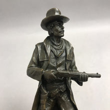 Load image into Gallery viewer, Vintage Western Art Cowboy w/Gun Bronze Sculpture (12")
