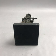 Load image into Gallery viewer, Vintage Western Art Cowboy w/Gun Bronze Sculpture (12")
