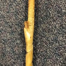 Load image into Gallery viewer, Vintage Handcrafted Wooden Walking Stick w/Architectural Elements (57")
