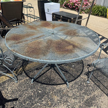 Load image into Gallery viewer, Metal Patio Table (29x48) w/2 Chairs (35x26x48)

