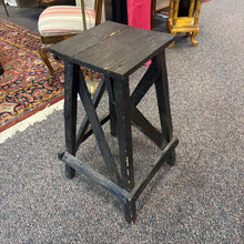 Load image into Gallery viewer, Black Wood Planter Stand (29x17x17)
