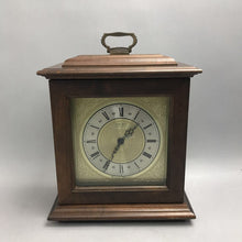 Load image into Gallery viewer, Vintage Wooden Seiko Quartz Mantel Clock w/ Dual Chimes (14x10x6)

