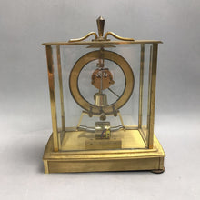 Load image into Gallery viewer, Vintage Kundo Electronic Skeleton Mantel Clock AS IS(7.5x5x10)
