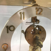Load image into Gallery viewer, Vintage Kundo Electronic Skeleton Mantel Clock AS IS(7.5x5x10)
