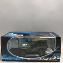 Load image into Gallery viewer, Solido 1942 Jeep Willys US Army Die Cast 1:18 Scale (5")
