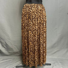 Load image into Gallery viewer, Vince Camuto Brown Leopard Print Mesh Elastic Waist Skirt sz XL

