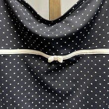 Load image into Gallery viewer, Vintage Black White Polka Dot Bow Detail Swimsuit
