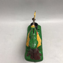 Load image into Gallery viewer, Vintage "Boy Scout Camp" Cast Iron Mechanical Coin Bank (6x9x3)
