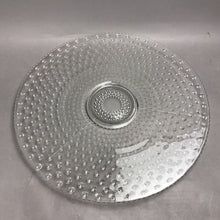 Load image into Gallery viewer, Vintage Clear Glass Hobnail Pattern Serving Platter (18")
