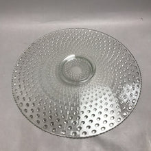 Load image into Gallery viewer, Vintage Clear Glass Hobnail Pattern Serving Platter (18")
