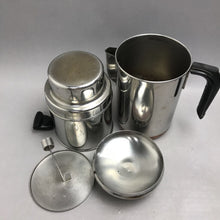 Load image into Gallery viewer, Vintage Revere Ware 6 Cup Stainless Copper Bottom Drip Coffee Maker Pot USA (12")
