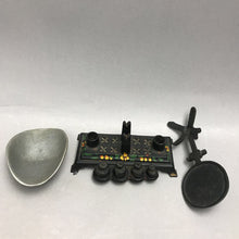 Load image into Gallery viewer, Vintage Small Mini Cast Iron Balance Scale With Scoop &amp; 4 Weights Complete (3x5x2)
