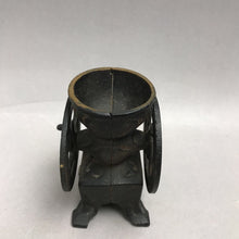 Load image into Gallery viewer, Vintage Cast Iron Miniature Coffee Grinder Hand Painted w/ Drawer (4")

