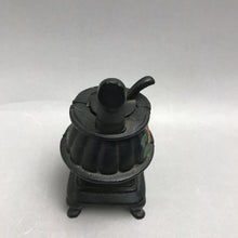 Load image into Gallery viewer, Vintage Mini Cast Iron Painted Pot Belly Stove (5")
