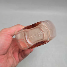 Load image into Gallery viewer, Pink Heart Glass Vase w/ Metal Frog Lid (~5.25x4.5x2)
