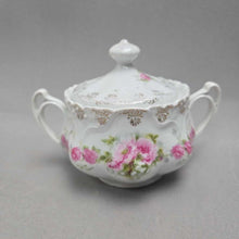 Load image into Gallery viewer, Z S&amp;C Bavaria White &amp; Roses Sugar Bowl (4.25x5.75)
