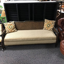 Load image into Gallery viewer, Rattan Back Sofa (33x76x32)
