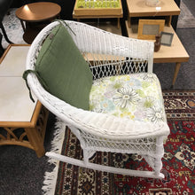 Load image into Gallery viewer, White Real Wicker Rocking Chair (33x32x33)
