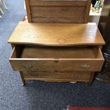 Load image into Gallery viewer, Oak Dresser 3 Drawer w/Mirror (74x40x20)
