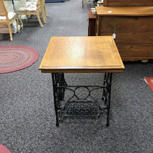 Load image into Gallery viewer, Sewing Machine Base Oak Table (30x24x24)
