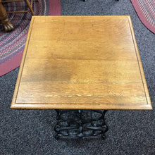 Load image into Gallery viewer, Sewing Machine Base Oak Table (30x24x24)

