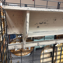 Load image into Gallery viewer, White Chippy Paint Wall Shelf (17x49x9)
