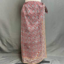 Load image into Gallery viewer, Vintage Lauren Ralph Lauren Red Blue Paisley Wrap Skirt sz 16W
