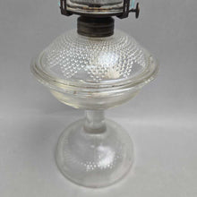 Load image into Gallery viewer, Antique Clear Glass Oil Lamp (16.5")
