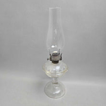 Load image into Gallery viewer, Antique Clear Glass Oil Lamp (16.5")

