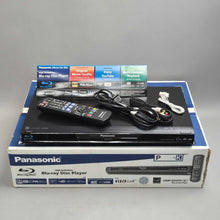 Load image into Gallery viewer, Panasonic DMP-BD605 Blu-Ray Disc Player w/ Remote (20x14x5)
