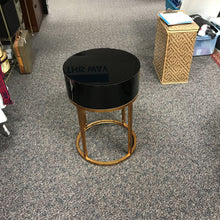 Load image into Gallery viewer, Black And Gold End Table (26x18x18)
