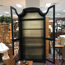 Load image into Gallery viewer, Black Curio Cabinet/Display (91x44x17)
