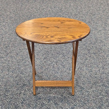 Load image into Gallery viewer, Small Folding Oak Table (24x23x15)
