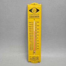 Load image into Gallery viewer, Vintage Cochrane Compressor Company Metal Advertising Thermometer - St. Louis, MO (~12.5")
