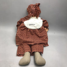 Load image into Gallery viewer, Vintage Rag Doll with Snowflake Cookie (28")
