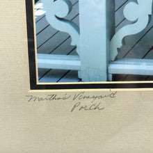 Load image into Gallery viewer, Framed Martha Vineyard "Porch" Print (24x21)
