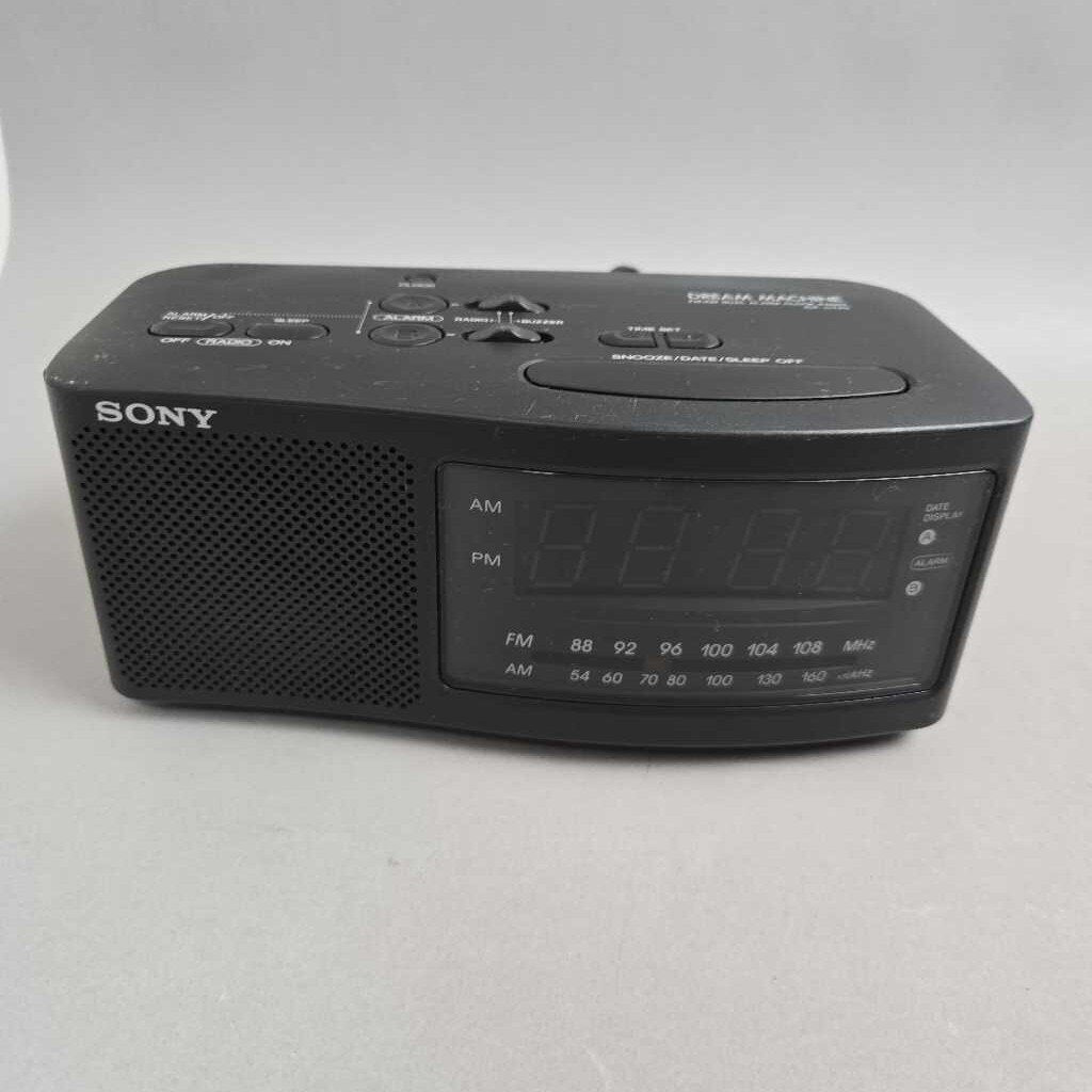 Vintage Sony Dream Machine AM/FM Radio Alarm Clock #ICF-C740 (4x8