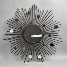 Load image into Gallery viewer, Metal Sunburst/Starburst Decorative Mirror (~24x24)
