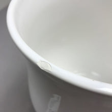 Load image into Gallery viewer, Glossy White Ceramic Vase With Silver Base AS IS(10x7)
