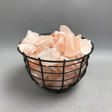Load image into Gallery viewer, Himalayan Salt Crystal Lamp With Basket / Warm Glow Dimmer(6x9)
